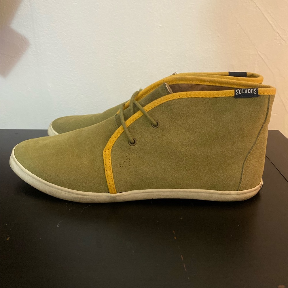*Suede Soludos High Top Sneakers*